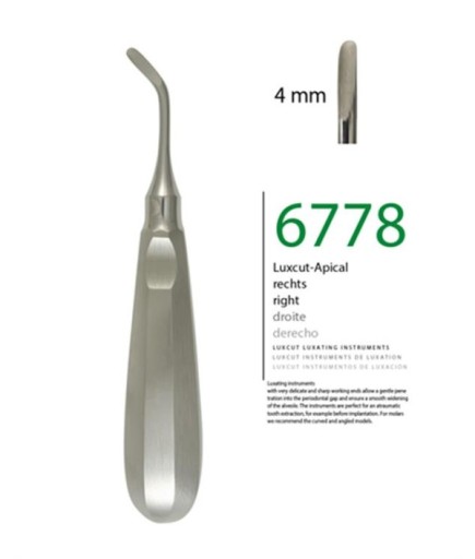 Kohler  Sağ Lüxatör Elevatör LUXCUT 4Mm - 6778