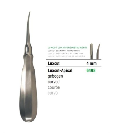 Kohler  Eğri Lüxatör Elevatör LUXCUT 4Mm - 6498