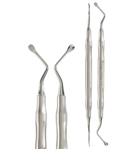 QBCUR3H131 Z Açılı, Lucas Cerrahi Küret LUCAS 3R/3L 18Cm