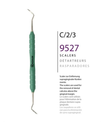 Kohler  Orak Skaler Küret Fig- C2-3 - 9527