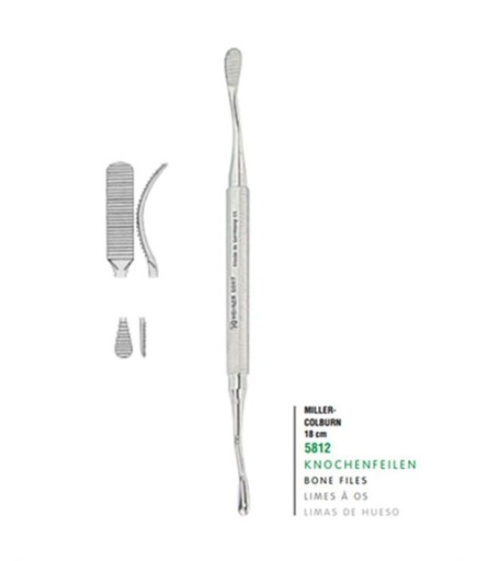 Kohler  Kemik Eğesi MILLER-COLBURN FIG-6 18Cm - 5812