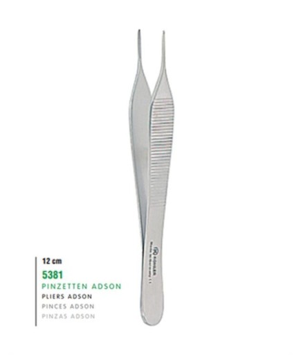Kohler  Dişsiz Penset Micro-Adson 12Cm - 5381