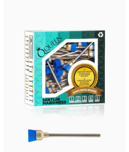 Q-BLU-L7MM Mavi Sert (Sertlik:4) Polisaj Fırçası 7Mm.