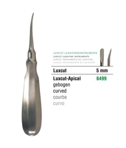 Kohler  Eğri Lüxatör Elevatör LUXCUT 5Mm - 6499