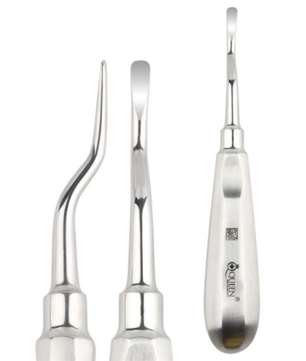 Queen+  20 Yaş Dişleri L Bayonet Distal Lüxatör Elevatör Witzel Fig93 5Mm 16Cm - 09-093-00-LUX
