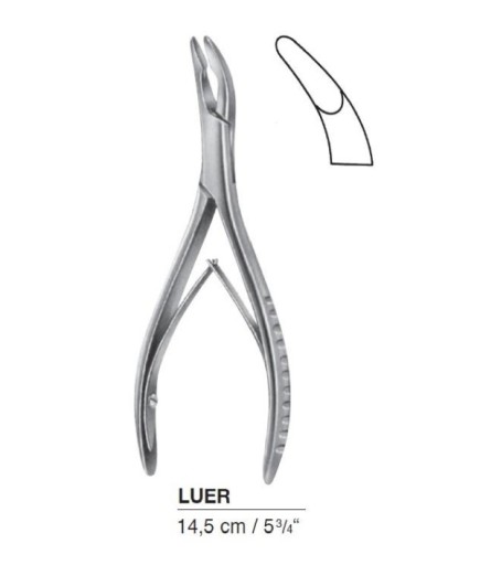Queen+  Eğri Kemik Pensi Luer 14-5Cm - 221-2638