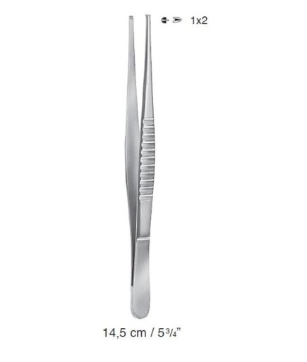 Queen+  Düz Dişli Penset Mod-USA 14-5Cm - 43-651