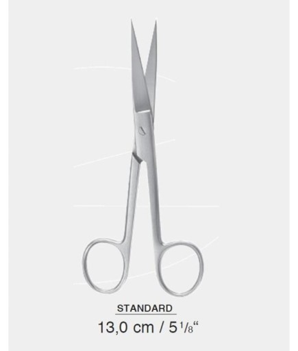 Queen+  Düz Cerrahi Makas Standart 13Cm - 22-285
