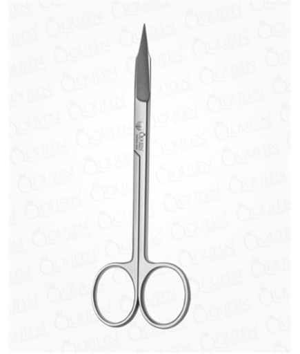 Queen Super Cut (Tırtıklı) Eğri Cerrahi Makas Goldmann-Fox 12 5Cm - Q315-020