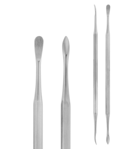 SRAS0H004 Doğrusal Oval/Sivri Periost Elevatörü Molt 5Mm/4Mm 17Cm