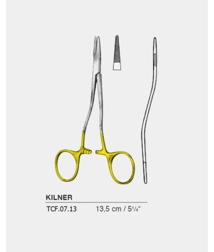 Queen+ TC Tungsten Carbide S Eğri Makas Portegü Kilner 13 5Cm - TCF.07.13