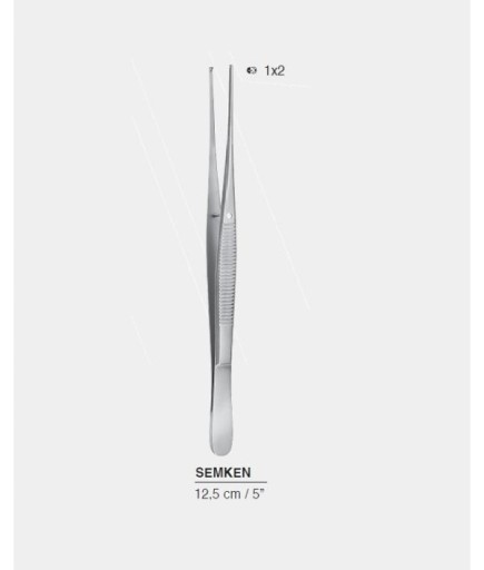 Queen+  Düz Dişli Penset Semken 12 5Cm - 44-674