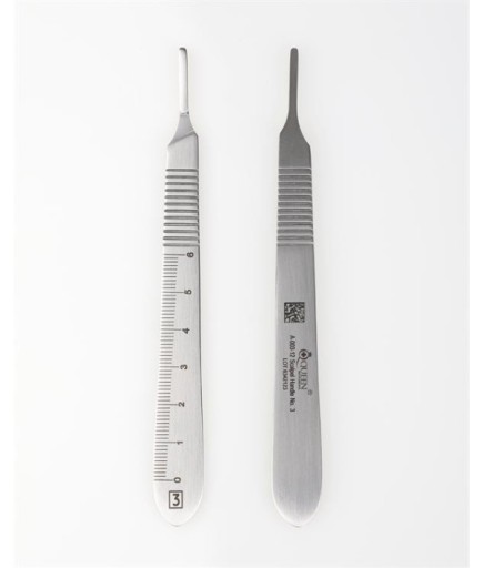 Queen+  Düz Bistüri Sapı No-3 12 5Cm - A-003-12