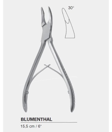 Queen+  Açılı 30° Kemik Pensi Blumenthal 16Cm - 221-2641