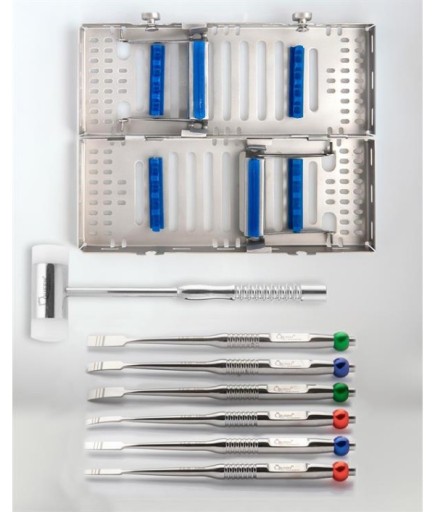 Queen  Düz-Eğri Chisel 4Mm-6Mm-8Mm 17Cm 6 Parça-Kaset (Çekiçli)- SET00080