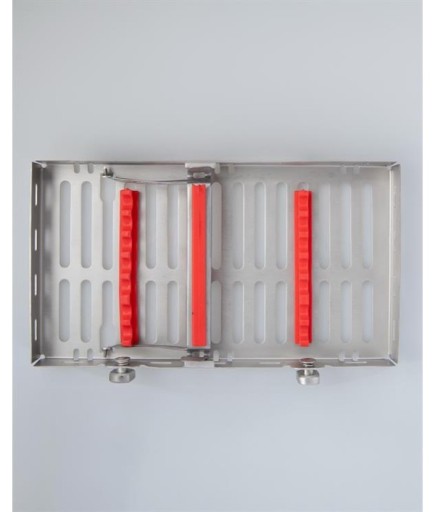 Queen Silikon Tutamaçlı Sterilizasyon Kaseti 12Cm-20Cm-2-5Cm 7 Aletlik - QCAS029HALF