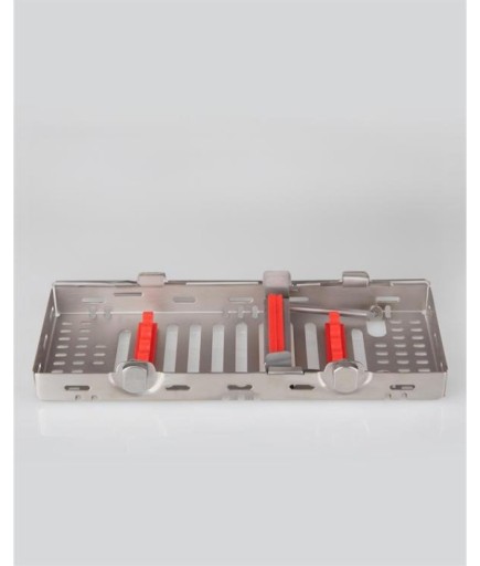 Queen Silikon Tutamaçlı Sterilizasyon Kaseti 9Cm-20Cm-2-5Cm 4 Aletlik - QCAS025HALF