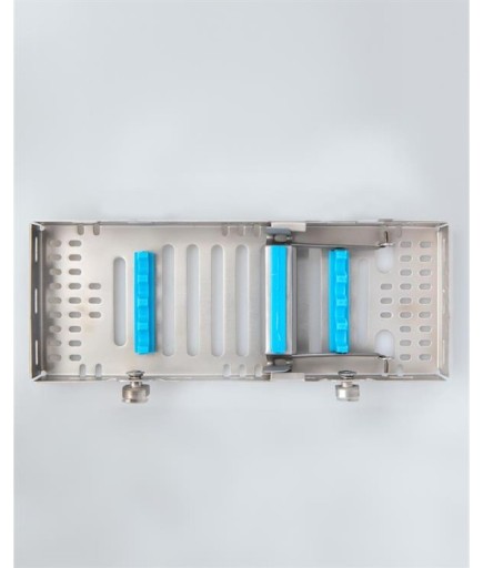 Queen Silikon Tutamaçlı Sterilizasyon Kaseti 9Cm-20Cm-2-5Cm 4 Aletlik - QCAS026HALF